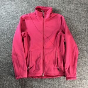 Nike ACG Jacket Womens Medium Pink Softshell Full Zip Fleece Lined Hiking